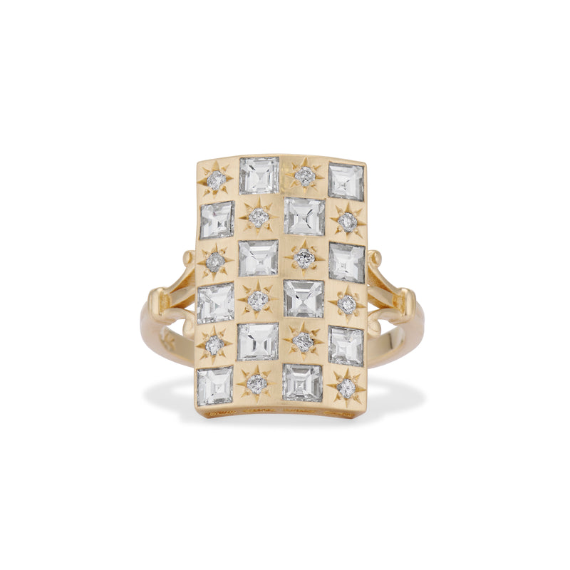 Diamond Carré and Star Chess Ring