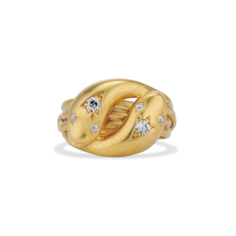 1907 Edwardian Snake Ring (TB)