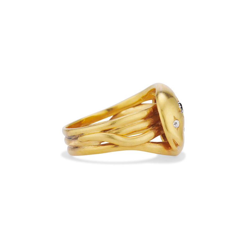 1907 Edwardian Snake Ring (TB)
