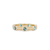 Petite Old Mine Green Tourmaline Finley Ring