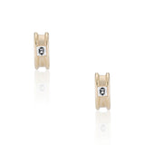 Demi Carré Huggie Earrings