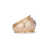 1.85 Carat Old Mine Cut Diamond and Starburst Bombé