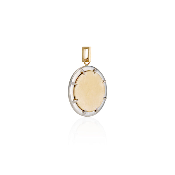 Collet Disc Pendant