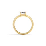 1.11 Carat Asscher Cut Diamond Ami Engagement Ring