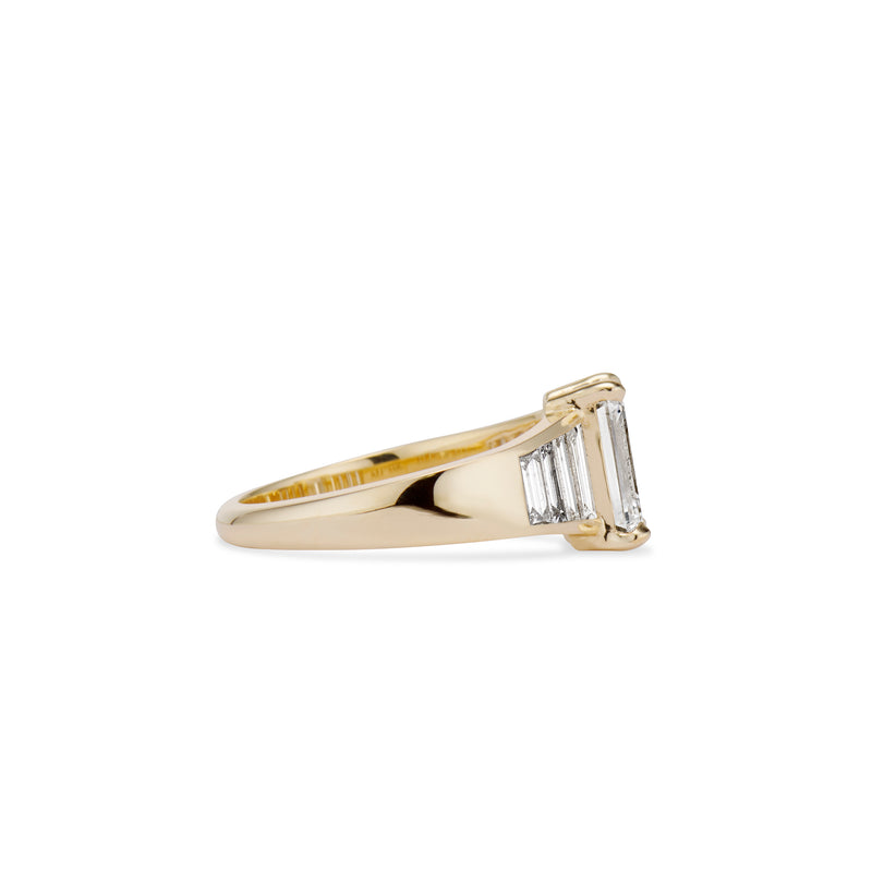 1.90 Carat Emerald Cut Arden Engagement Ring