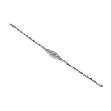 Art Deco Old Mine and Rose Cut Diamond Bracelet