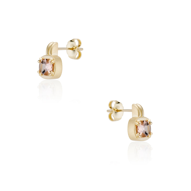 Old Mine Morganite Lilah Earrings