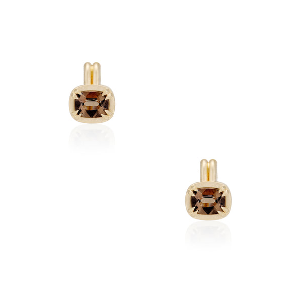 Old Mine Smoky Quartz Lilah Earrings