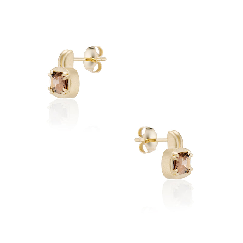 Old Mine Smoky Quartz Lilah Earrings