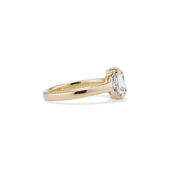 2.03 Carat Antique Style Cushion Cut Andrea Engagement Ring