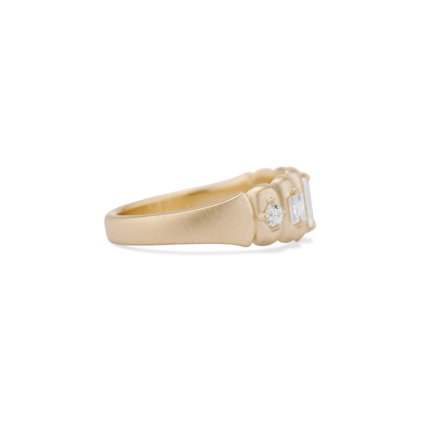 Nora Mixed Cut Diamond Band