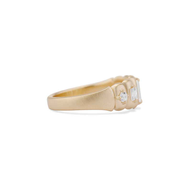 Nora Mixed Cut Diamond Band