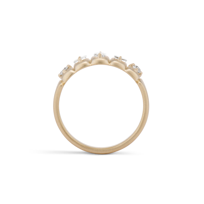 Nora Mixed Cut Diamond Band