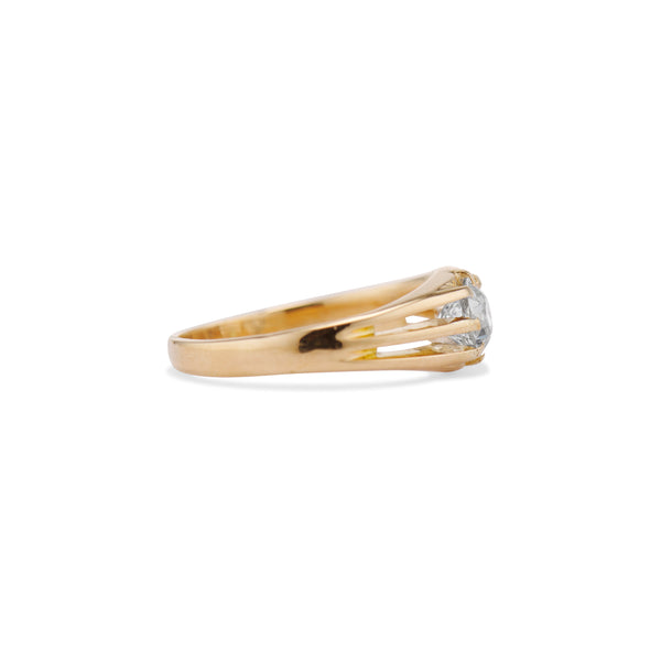 Mid Century Old European Cut Diamond Ring