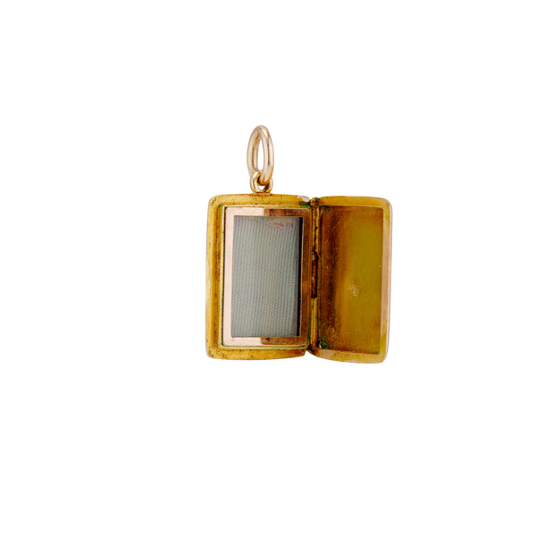Antique Gold Rectangle Locket