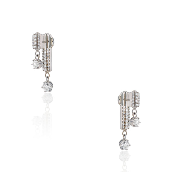 Old Mine Diamond Pavé Finley Earrings