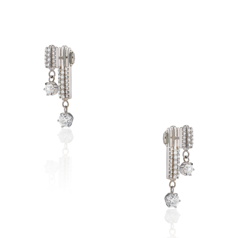 Old Mine Diamond Pavé Finley Earrings