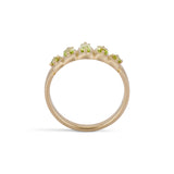 Nora Mixed Cut Peridot Band