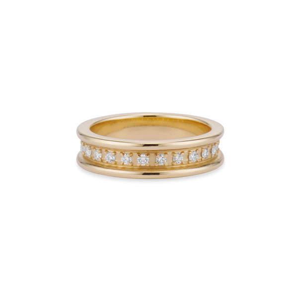 Demi Pavé Diamond Band