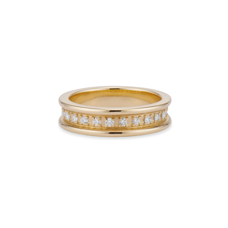 Demi Pavé Diamond Band