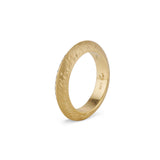 Poesy Knife Edge Pave Diamond Band
