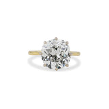 7.61 Old Mine Cut Diamond Ring