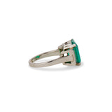 4.51 Colombian Emerald and Diamond Ring