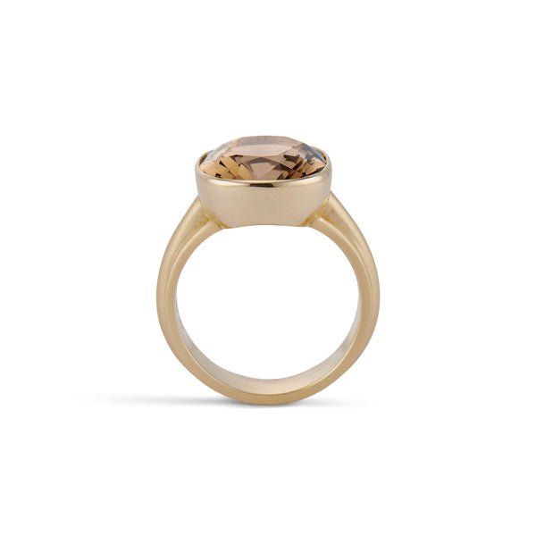 Old Mine Smoky Quartz Darcy Ring