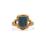 Bloodstone Shield Ring