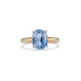 Light Blue Oval Sapphire Ring