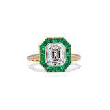 VENDOME EMERALD 1.71 CARAT VINTAGE  EMERALD CUT RING