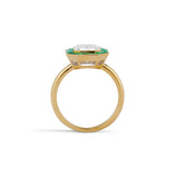 VENDOME EMERALD 1.71 CARAT VINTAGE  EMERALD CUT RING