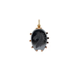 Petite Victorian Horse Head Intaglio Pendant