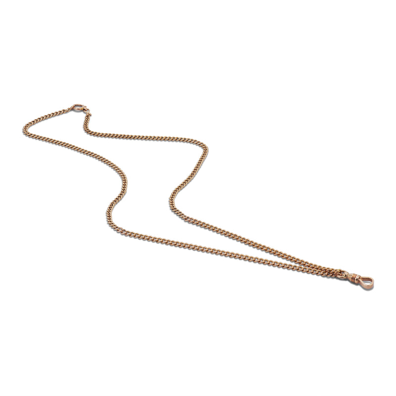 Victorian Antique Curb Chain with Dog Clip Clasp