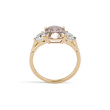 2.03 Carat Old Mine Cut Diamond Roma Engagement Ring