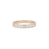 Diamond Channel Wedding Band