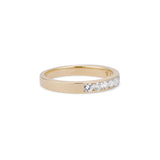 Diamond Channel Wedding Band