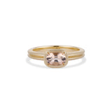 Old Mine Morganite Lilah Stacking Ring