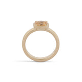 Old Mine Morganite Lilah Stacking Ring