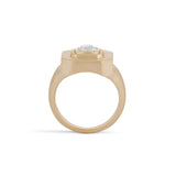 Petite Old Mine Cut Diamond Thea Ring