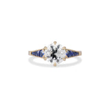 1.56 Old European Cut Sapphire Olympia Ring