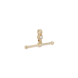 Petite Old European Cut Diamond Lilah T-Bar Pendant