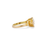 2.35 Carat Old European Cut Diamond Split Shank Engagement Ring