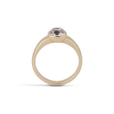 1.40 Carat Light Brown Old Mine Cut Arlo Engagement Ring