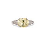 Art Deco Yellow Sapphire Ring