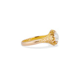 0.75 Carat Old European Cut Diamond Belcher Ring 1882