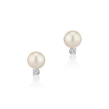 Pearl and Diamond Earrings