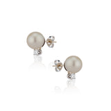 Pearl and Diamond Earrings