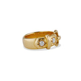 1918 Diamond Buckle Ring