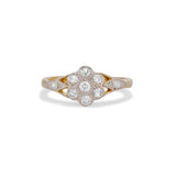 Petite Diamond Floral Ring